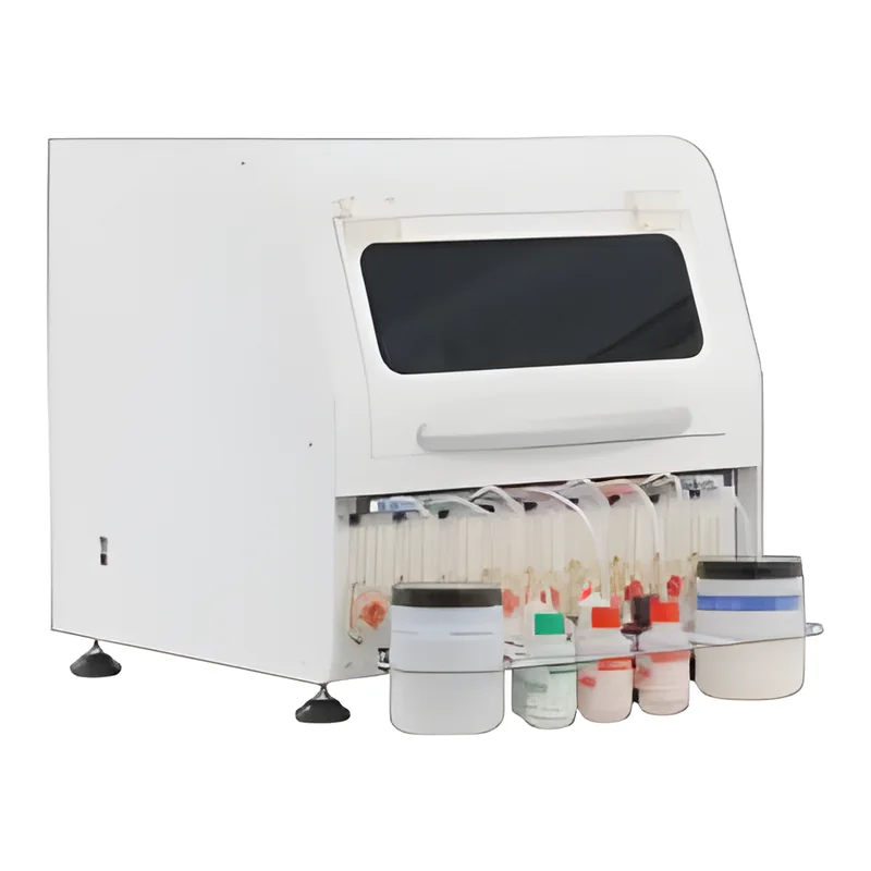 Máy xét nghiệm dị ứng và các lọ thuốc thử